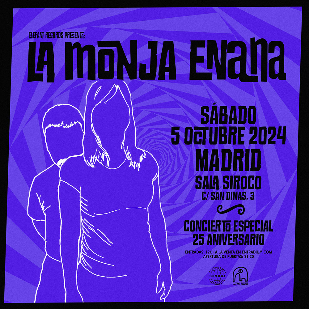 Imagen destacada de noticia: LA MONJA ENANA: Concierto 25 Aniversario en MADRID